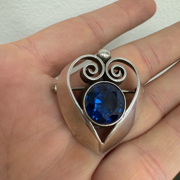 Stunning Authentic KALO Sterling silver signed pin brooch pendant necklace - Picture 14 of 16